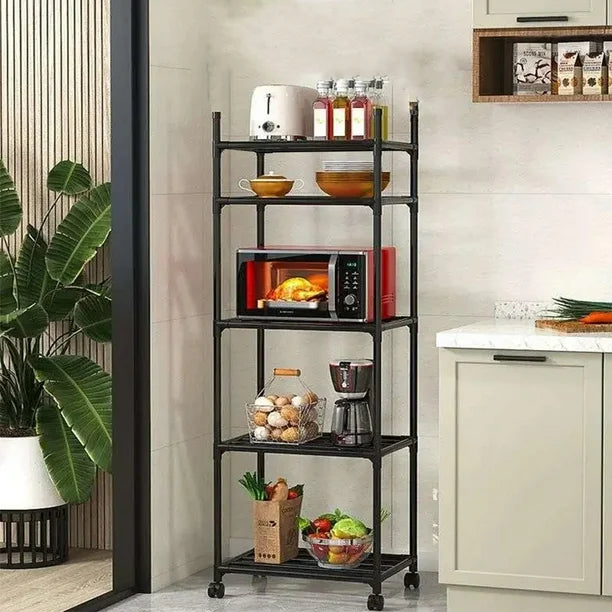 6 Tier Rolling Storage Rack