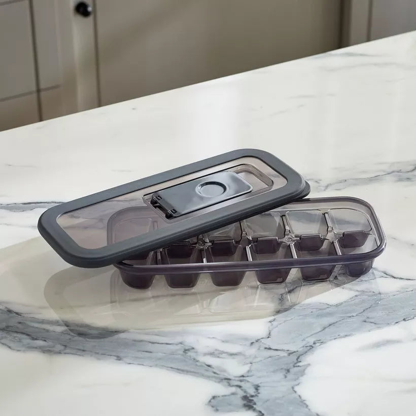 Plastic Ice Cube Tray with Cover
