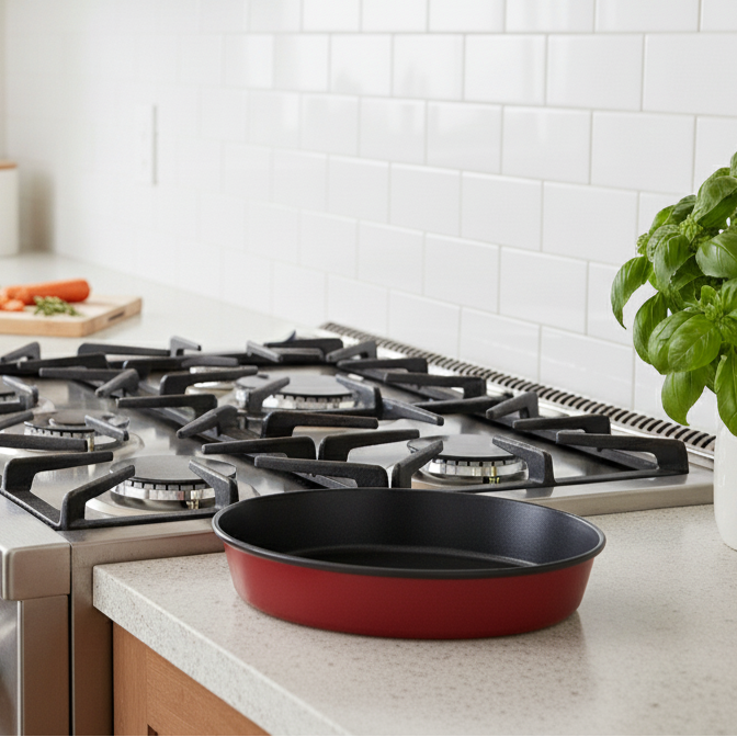 Nouval Red Oven Pizza pan