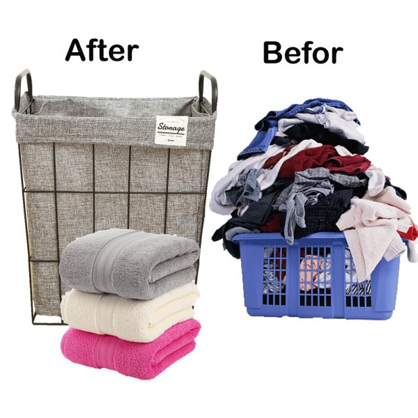 Laundry Basket Metal Wire