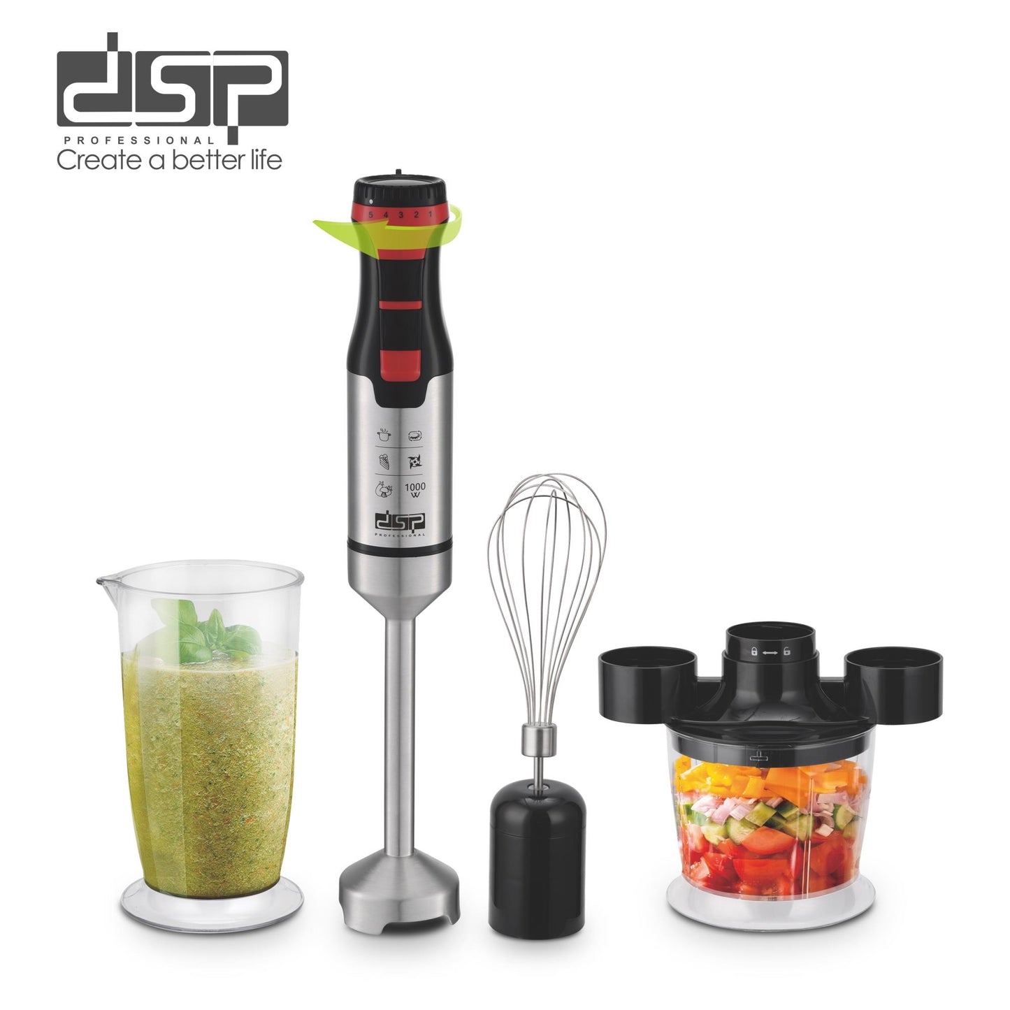 DSP Blender Set 4 in 1 KM1157