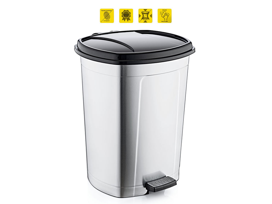 Metallic Plastic Dustbin