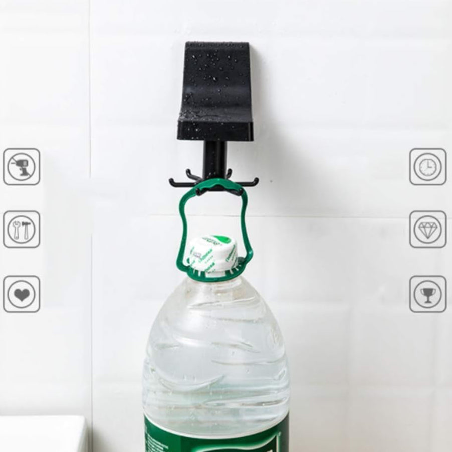 360 Degree Rotating 6 Hooks