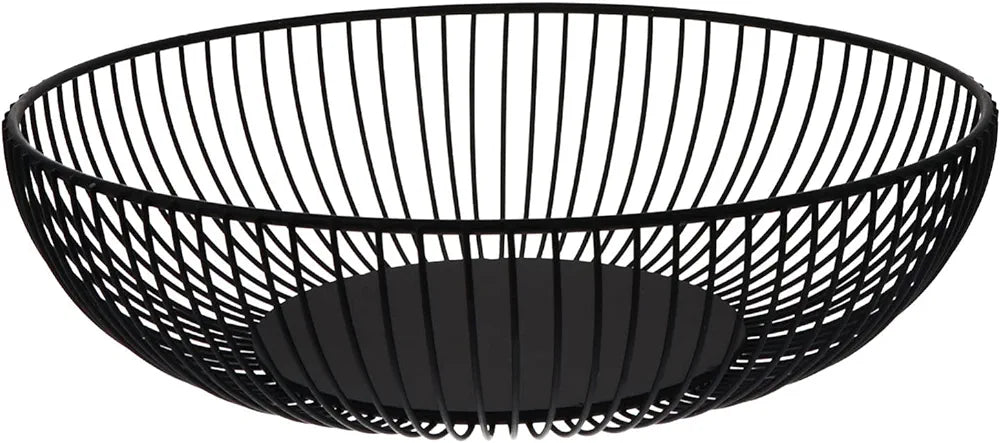 Wide Metal Fruit Basket