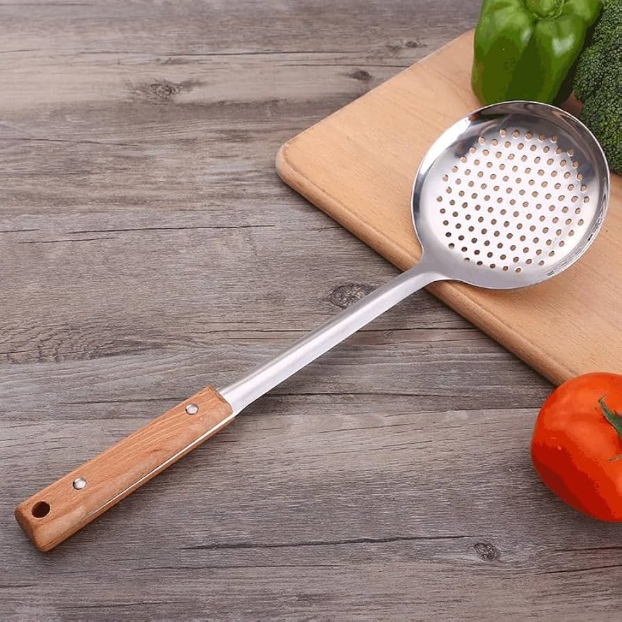 Skimmer With Wood Handle