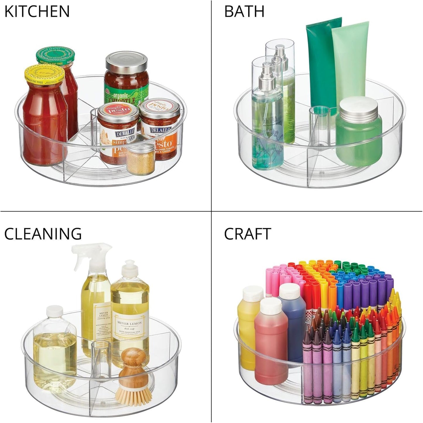 3 Component Rotating Tray