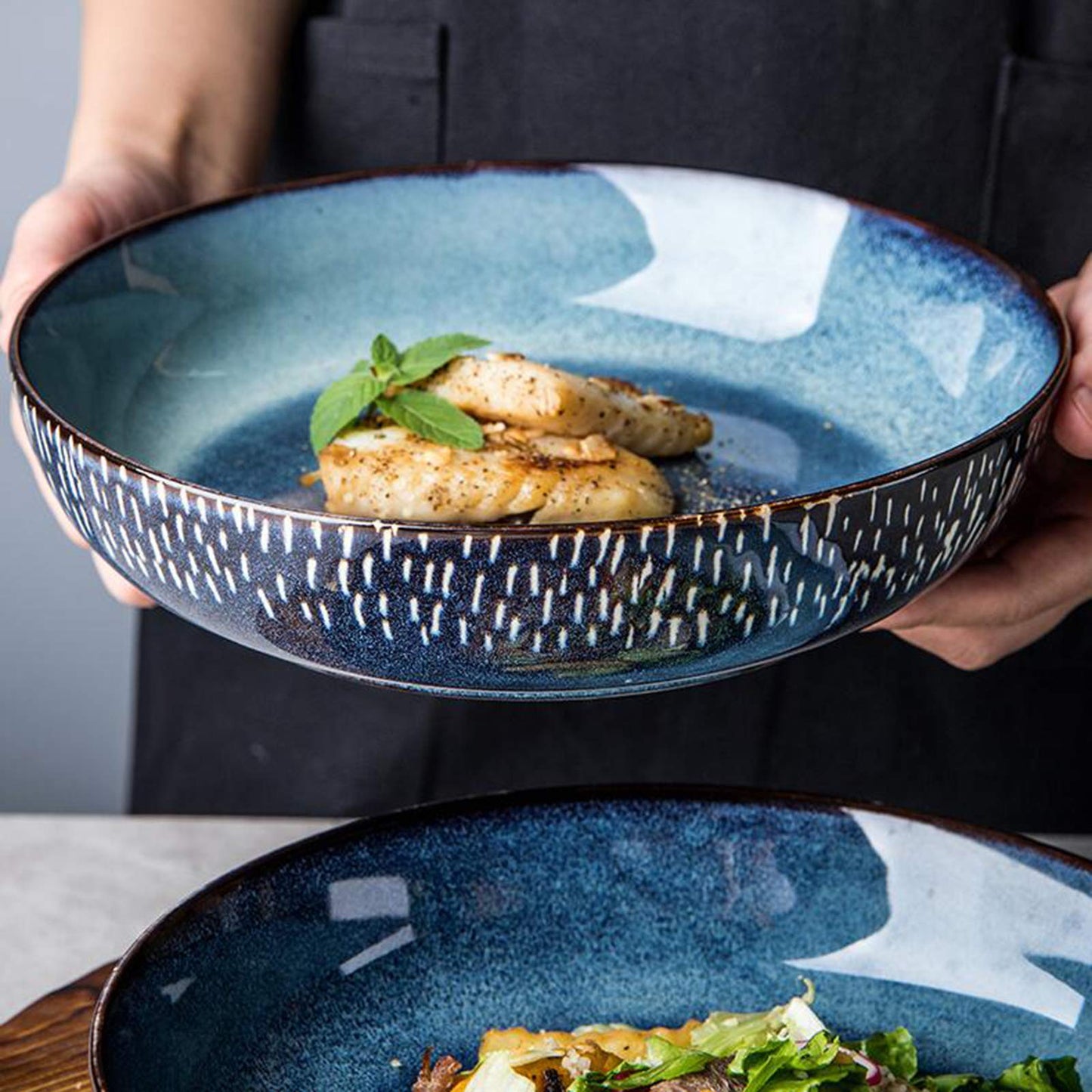 Starry Blue Deep Plate (6 pcs)