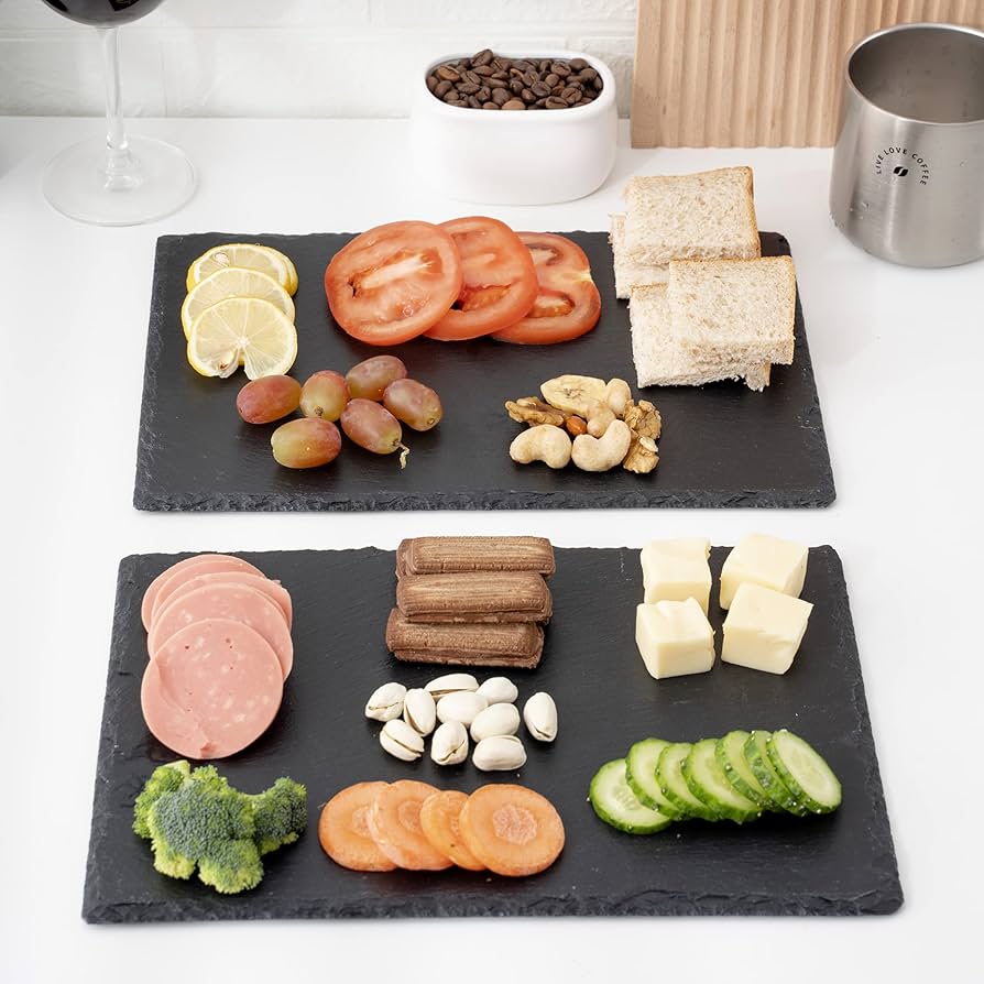 Wide Rectangular Melamine Slate Effect Board