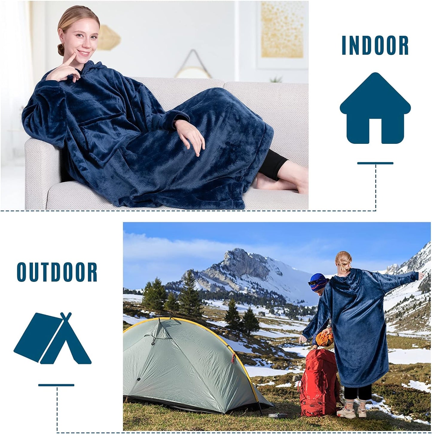 Hoodie Blanket