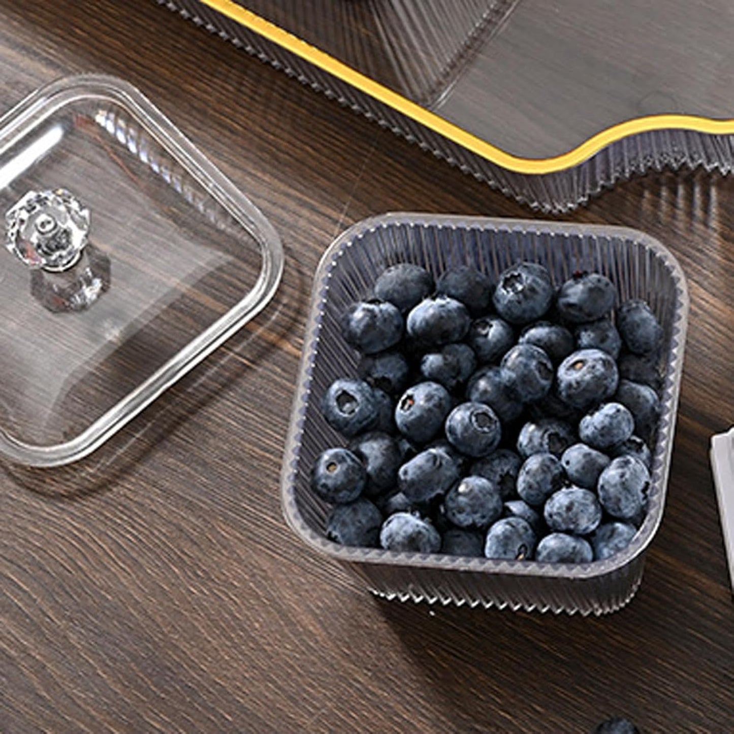 Plexi Tray With 4 Bowls