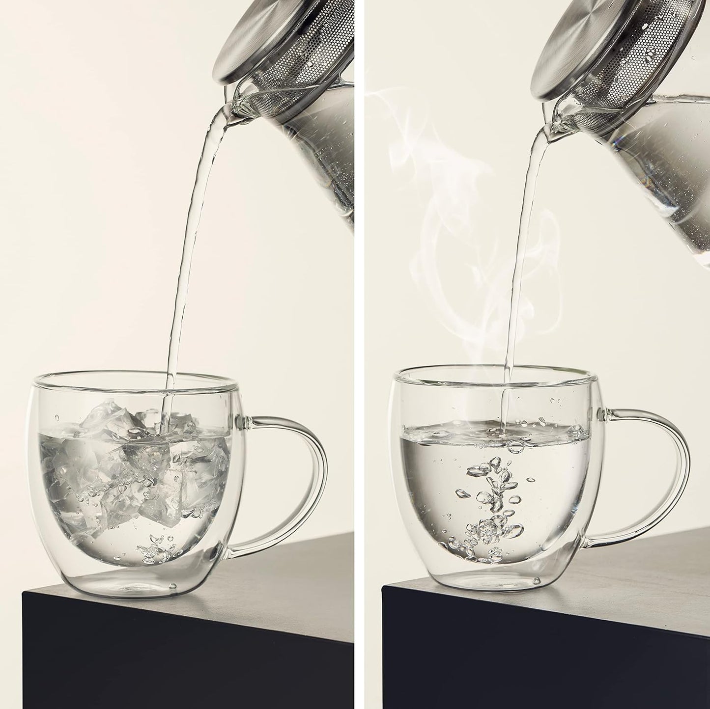 Double Wall Glass Mug