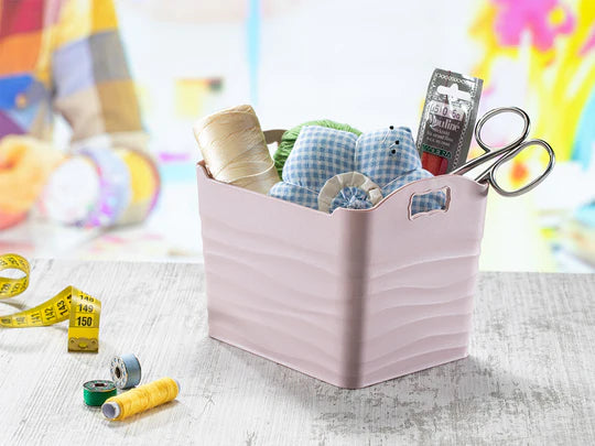 Plastic Basket Wavy Design