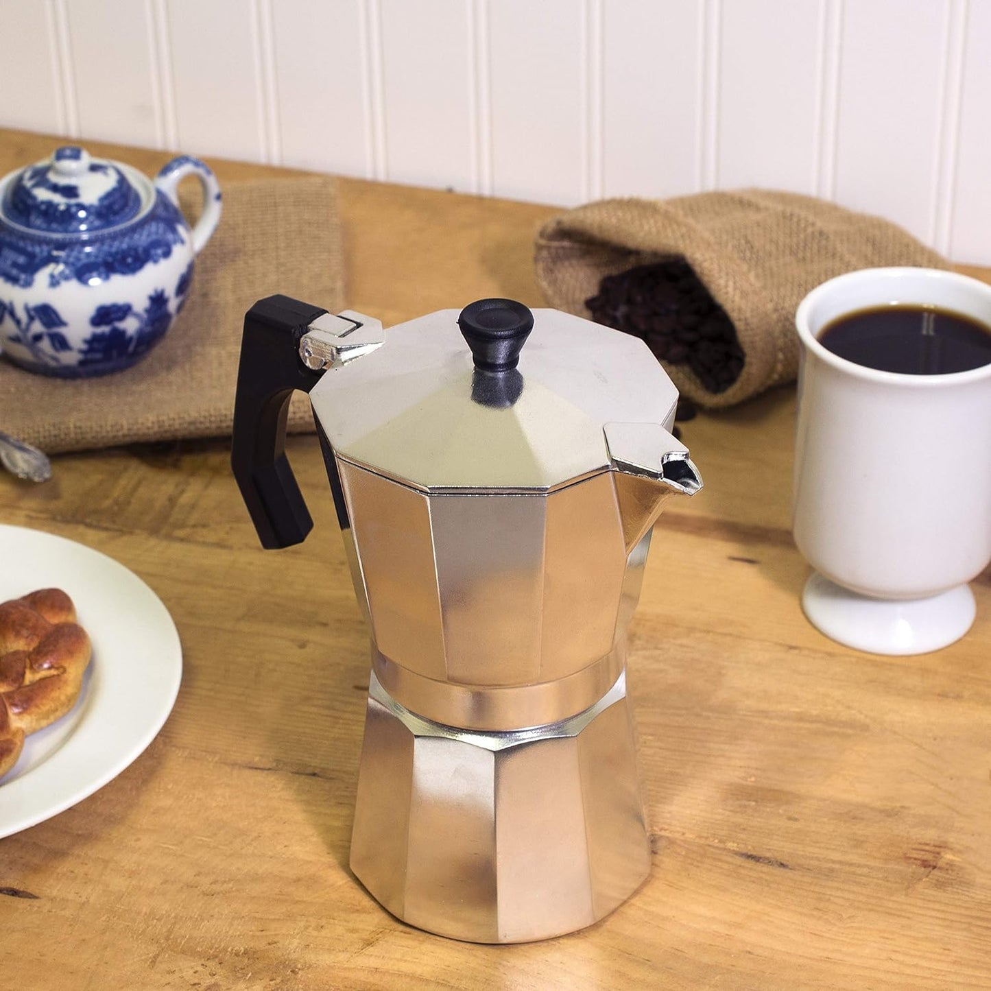 2 levels coffee pot