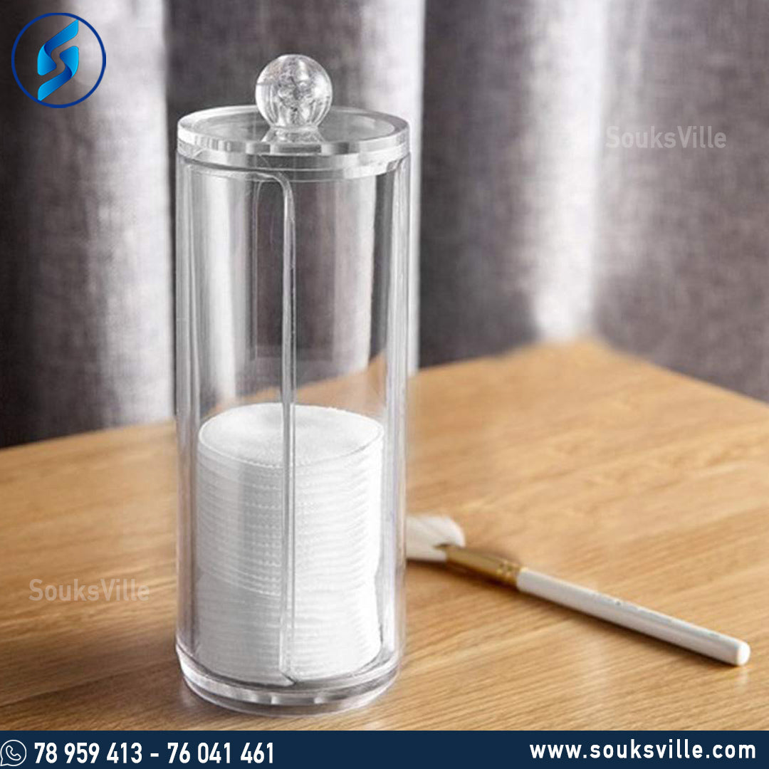 Acrylic Cotton Pad Organizer