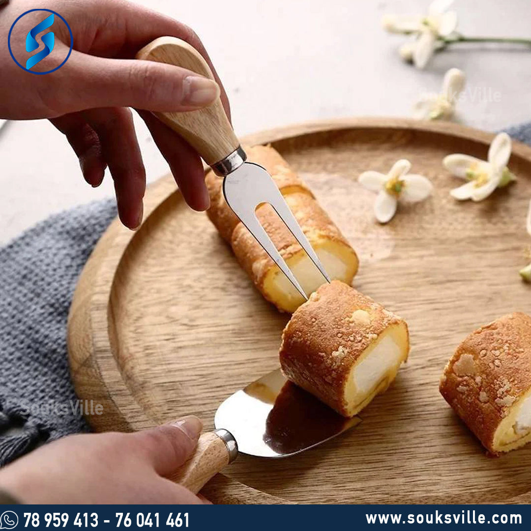 Bamboo Cheese Knives Set