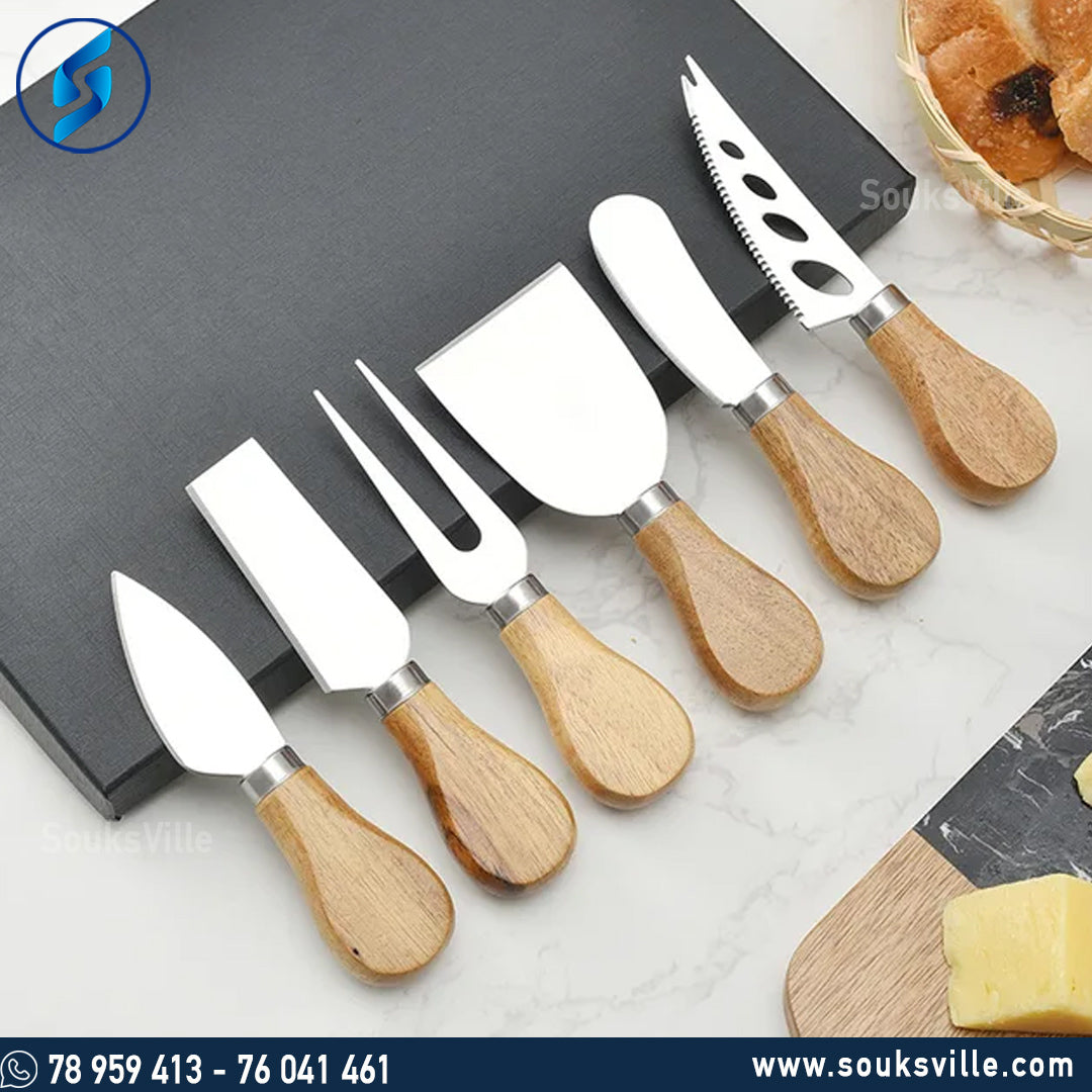 Bamboo Cheese Knives Set