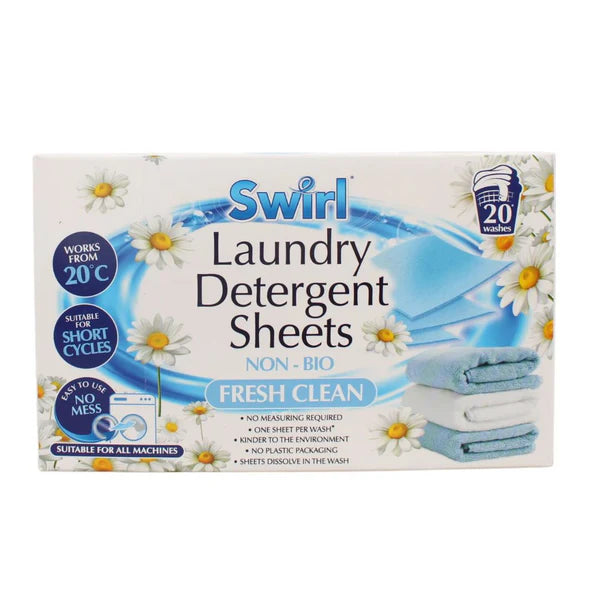 SWIRL Laundry Detergent Sheets 20pk