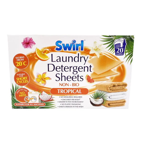 SWIRL Laundry Detergent Sheets 20pk