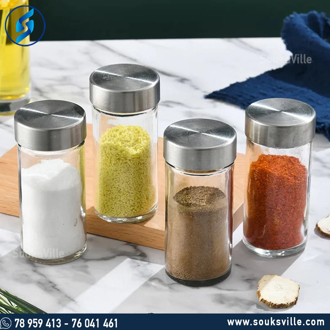 Glass Spice Jar
