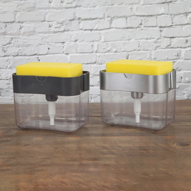 Soap Pump and Sponge Caddy