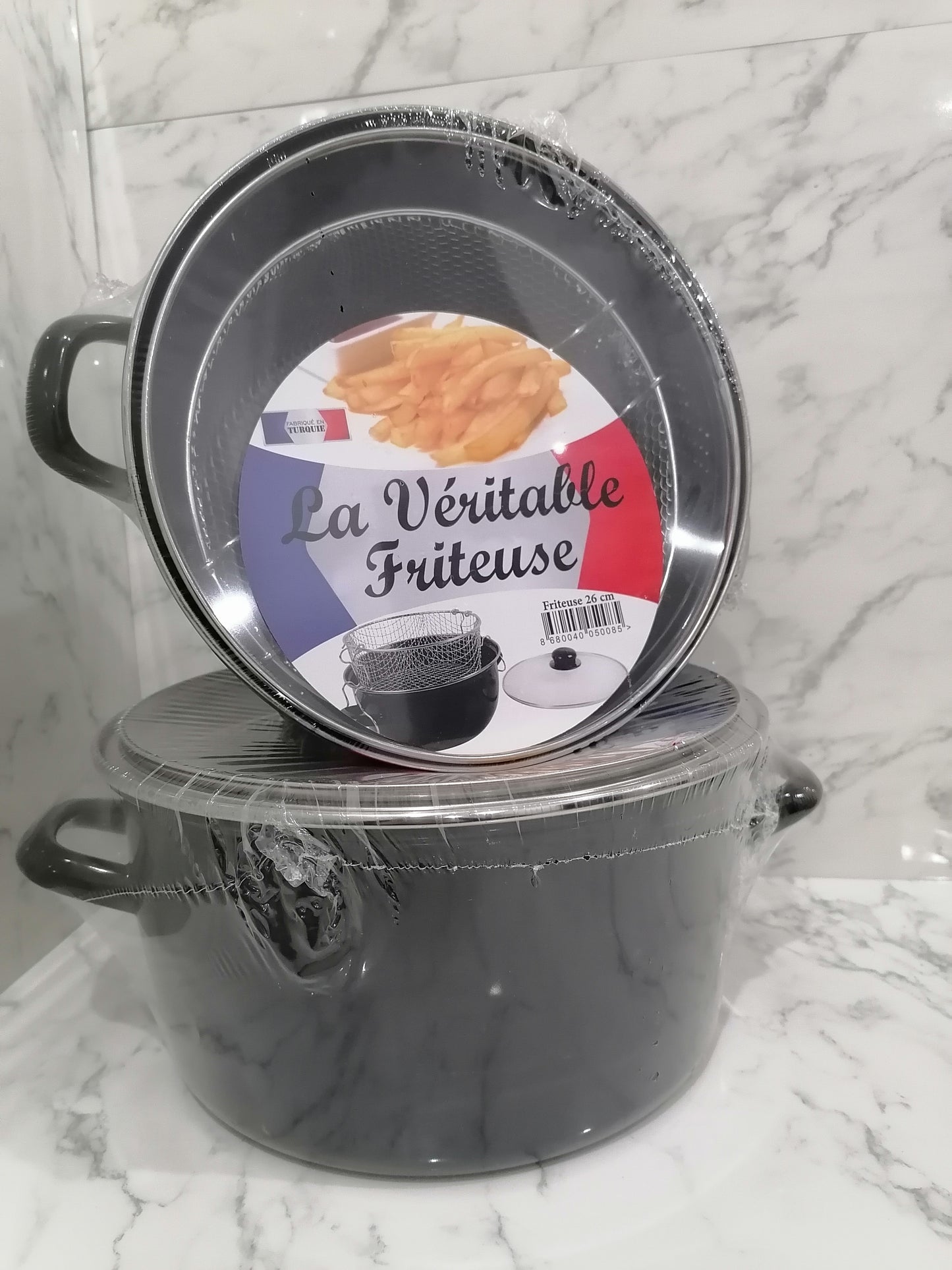 Enamelled Steel Fryer