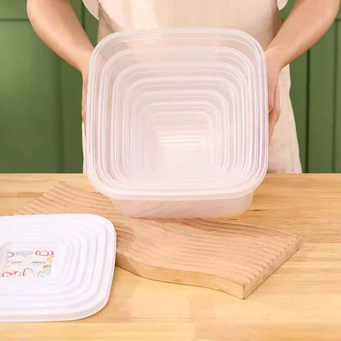 Large Square Food Container( Set of 7 )