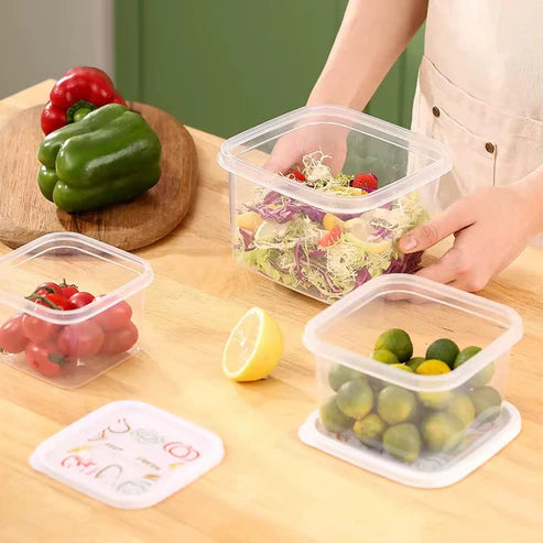 Large Square Food Container( Set of 7 )