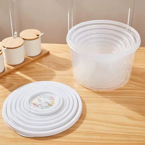 Round Food Container ( Set of 7)