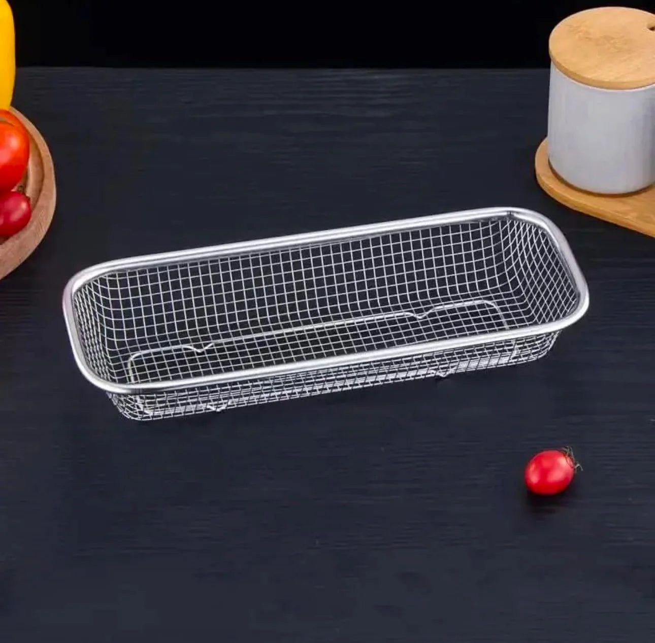 Rectangular Stainless Steel Basket