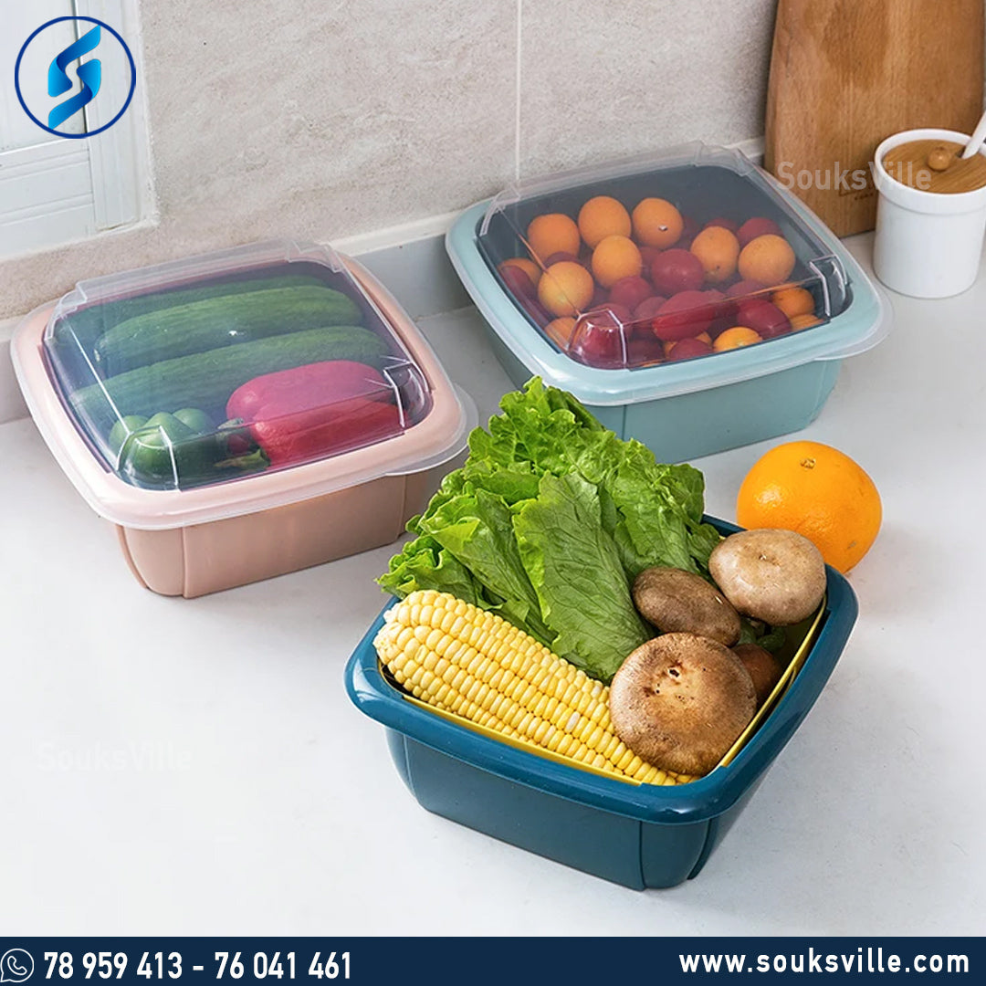 Plastic Strainer & Bowl Set