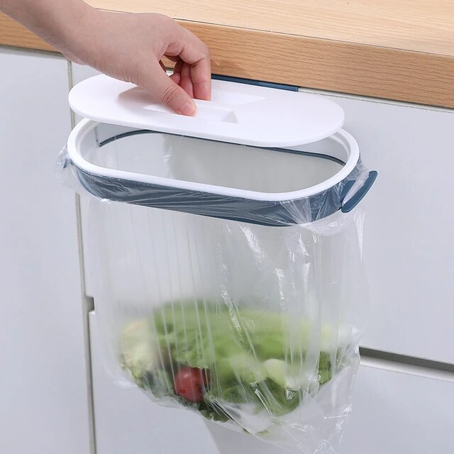 Hanging Trash Bag Holders with Lid
