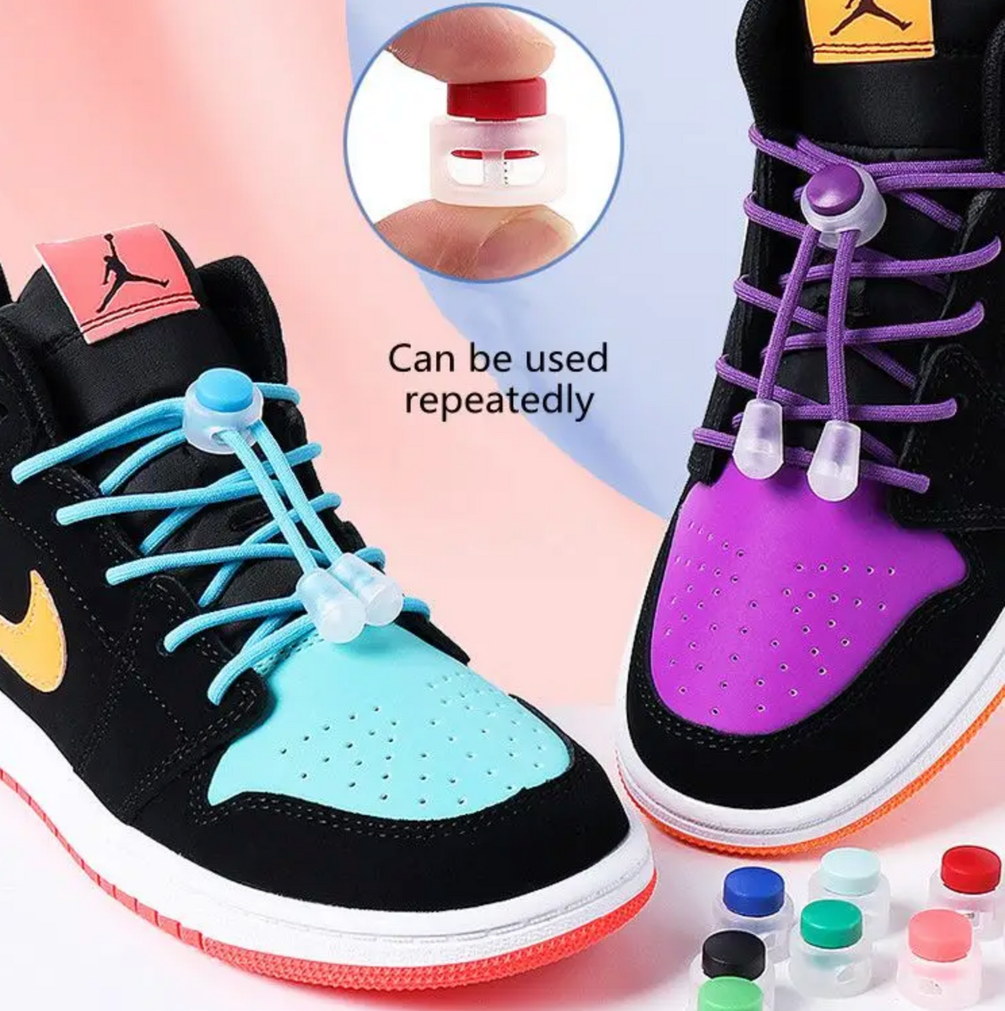 Shoelace Clip Set X4 For 2 Pair