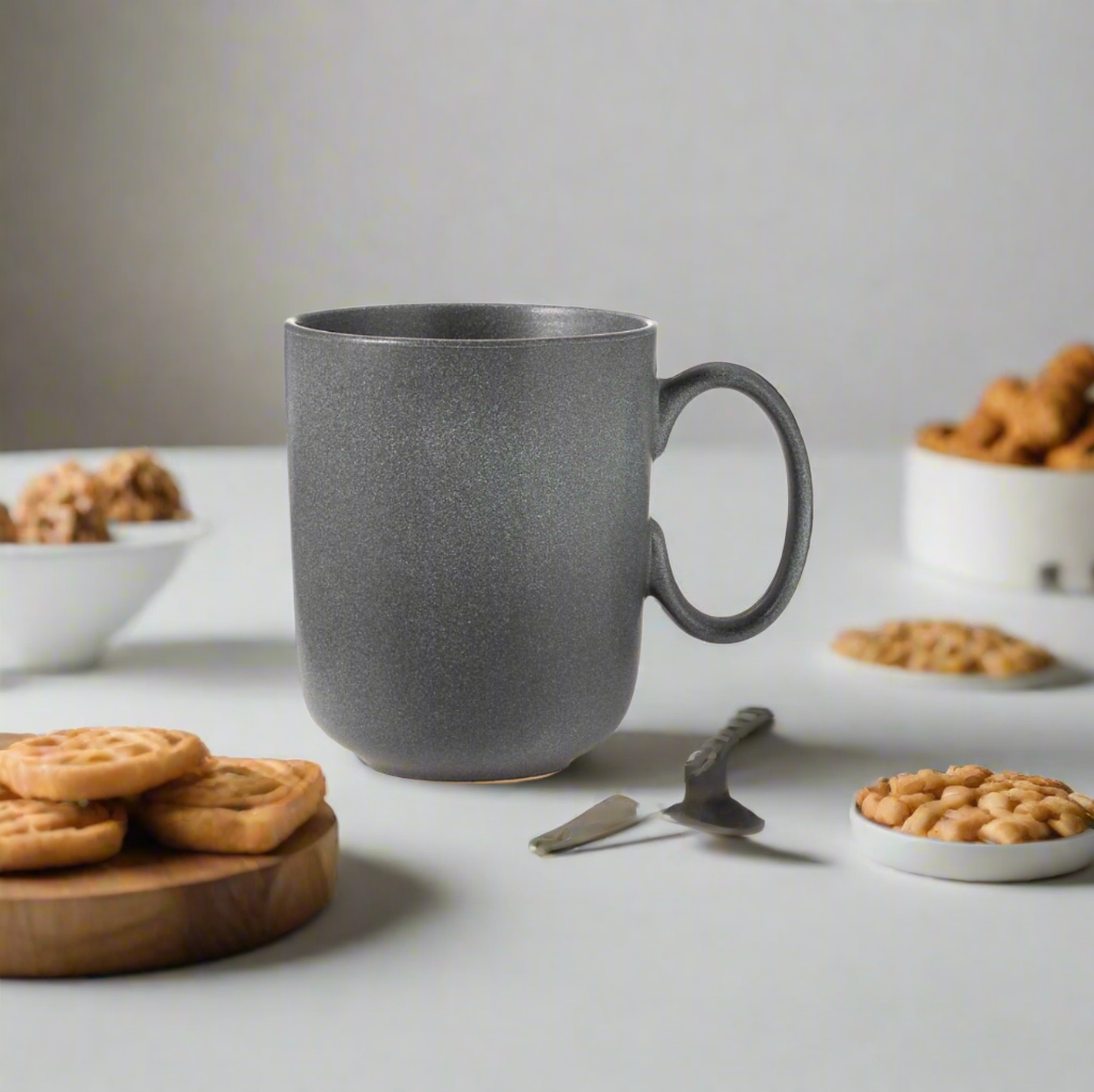 Dosthoff Matt Dark Gray Mug 400 ml