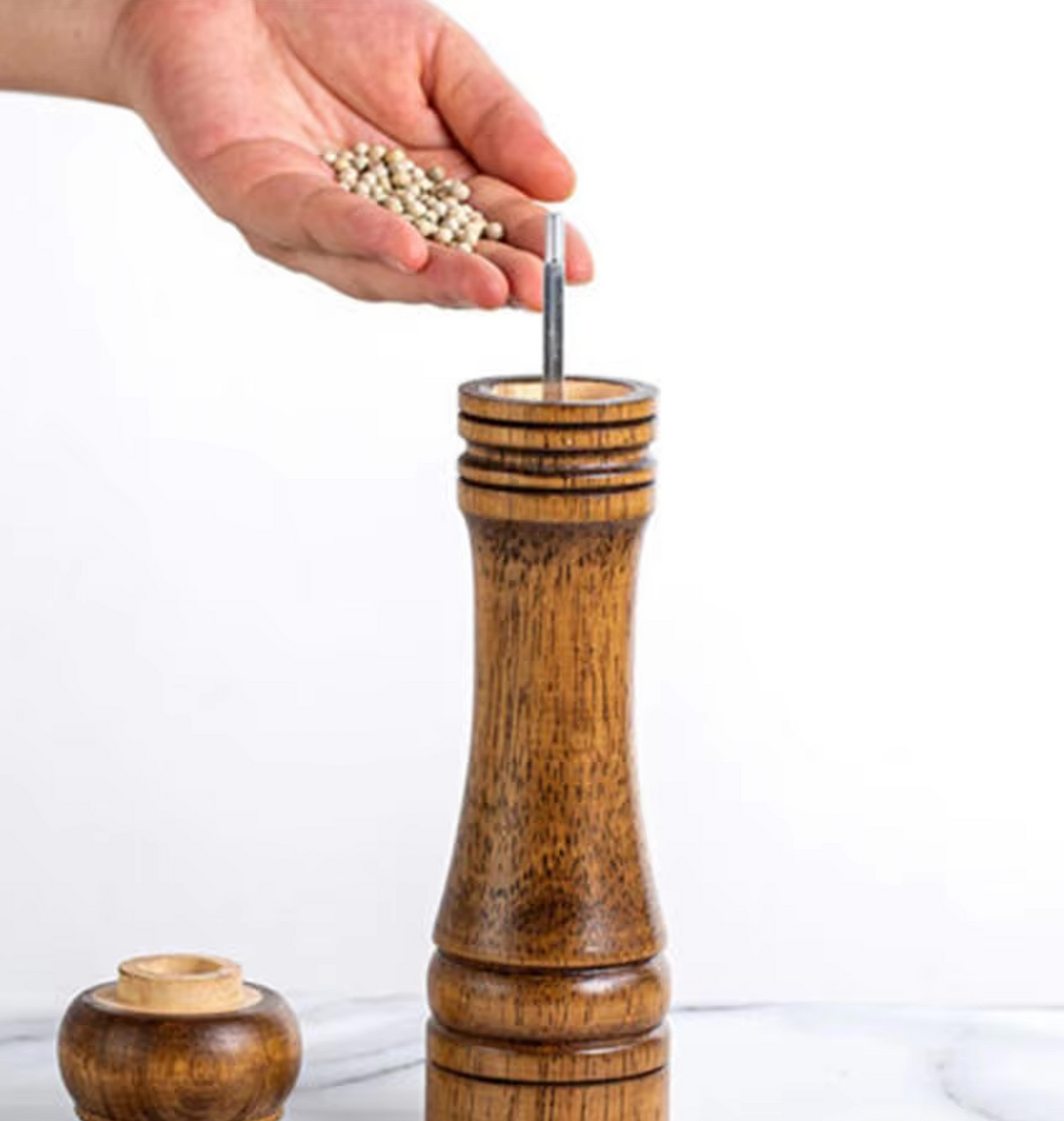 Manual Wooden Pepper Grinder