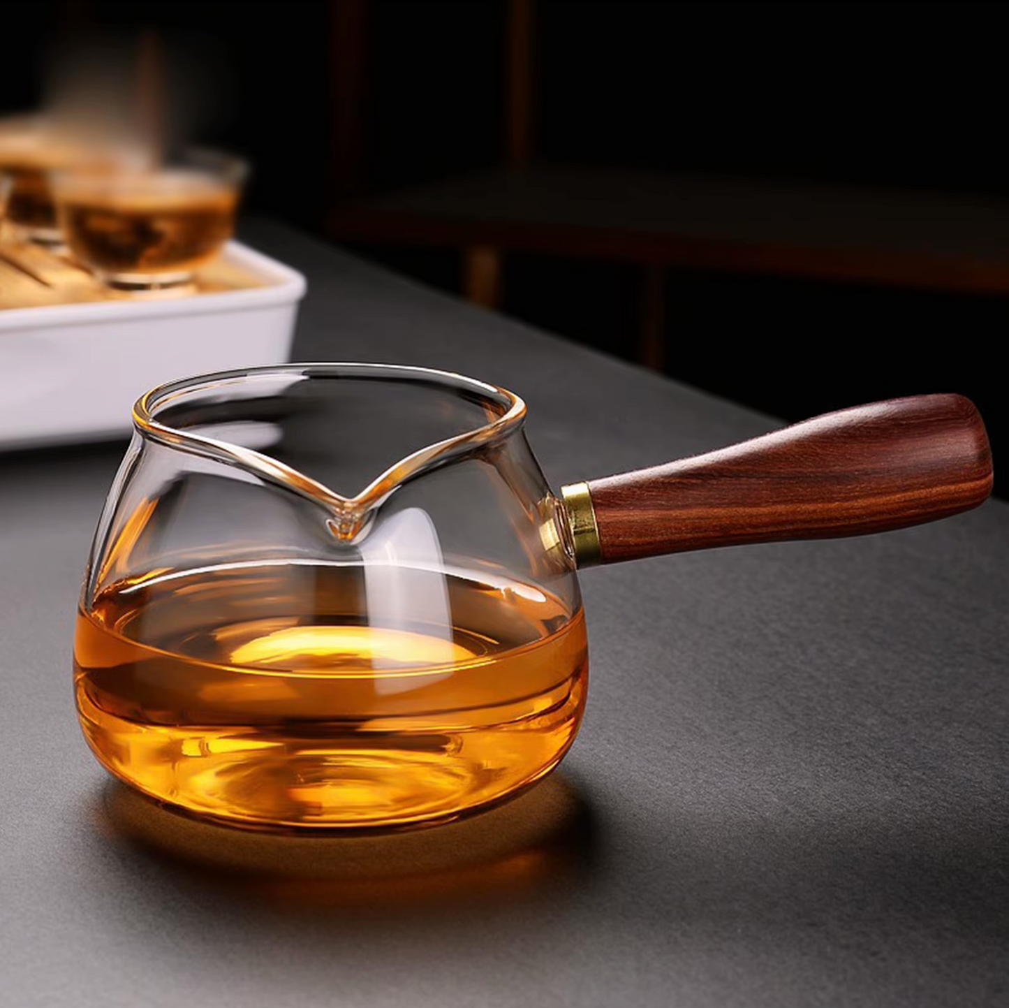 Glass teapot