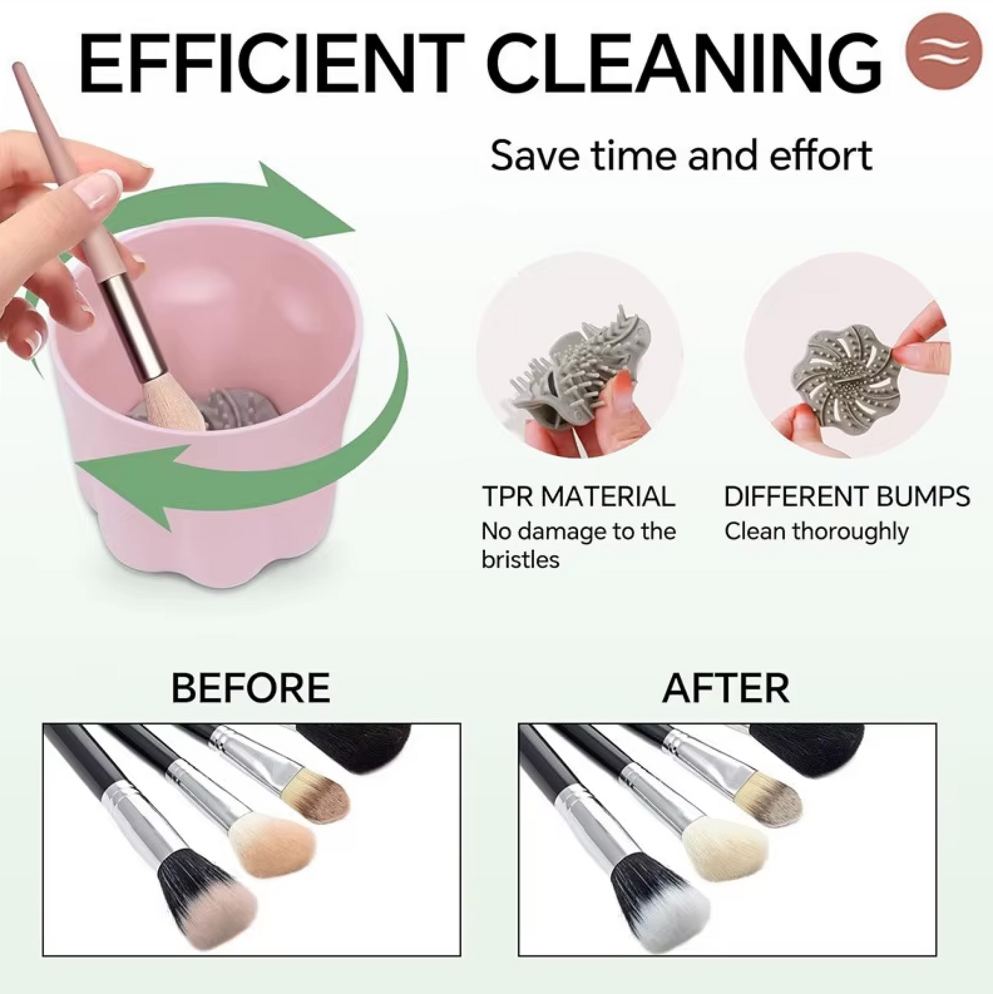 Makeup Brush Cleaning Cup