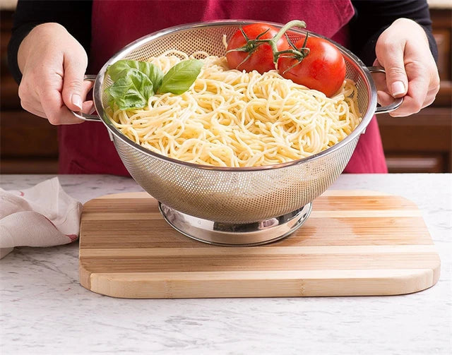 Aluminum Round Strainer With Base