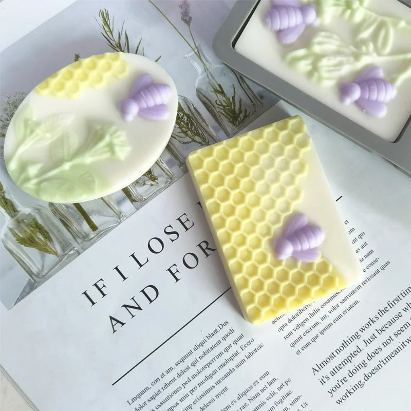 Bee Honeycomb Soap Mold