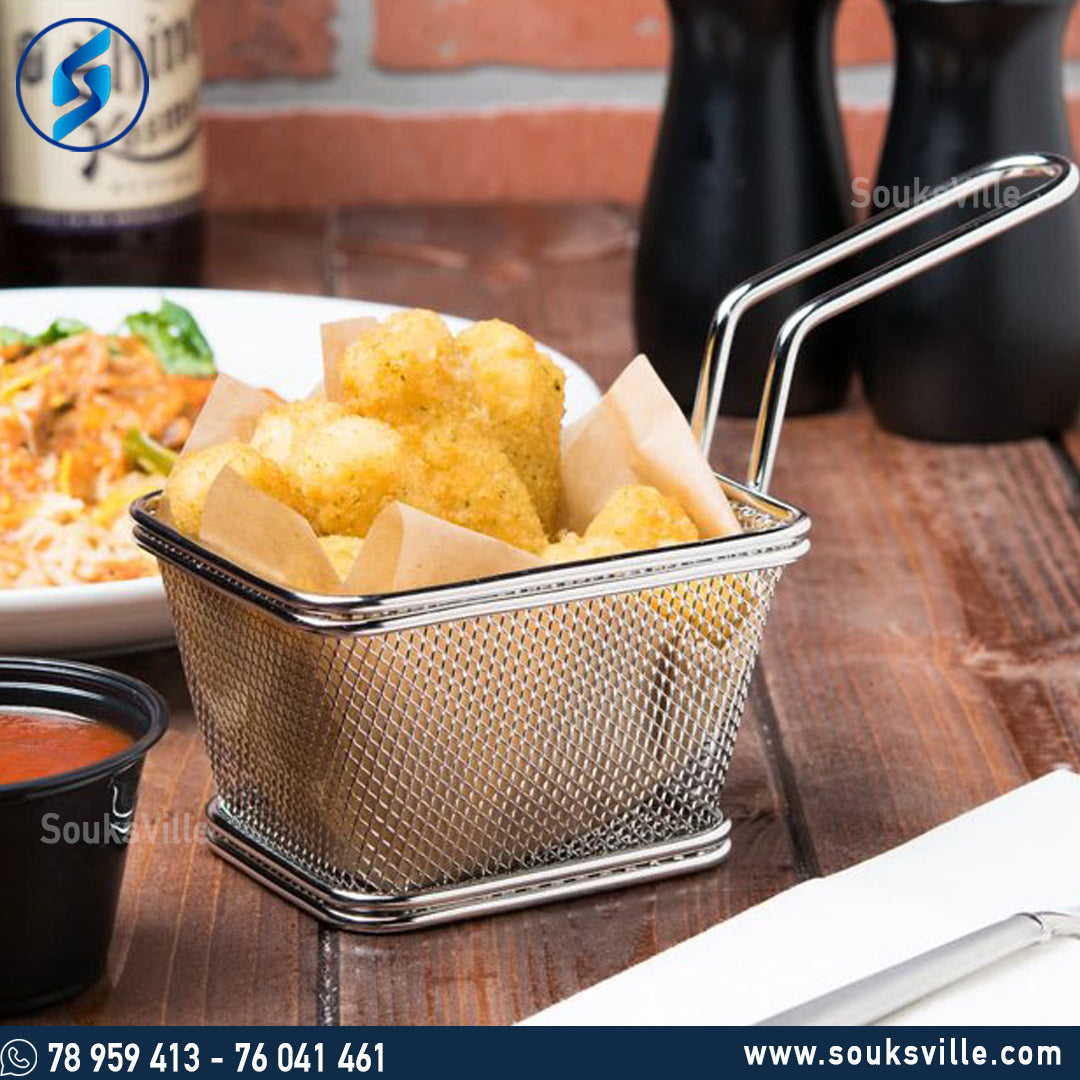 Square Fries Serving Basket