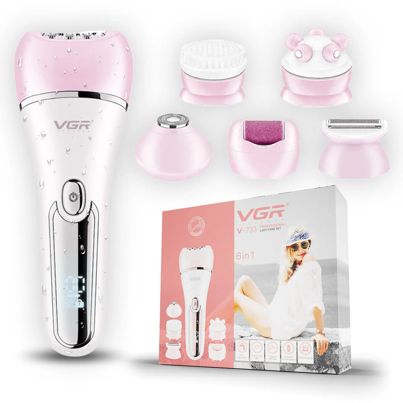 VGR V-733 6 In 1 Lady Care Set