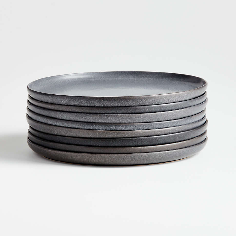 Matt Dark Gray Plate (Set of 6)
