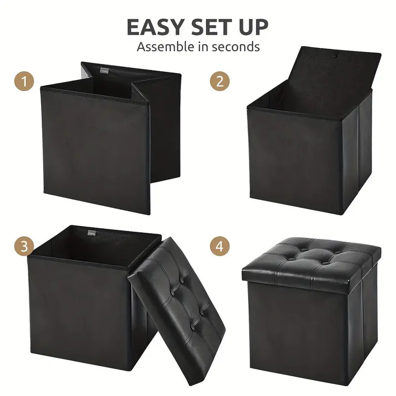 Cube Ottoma Storage Box