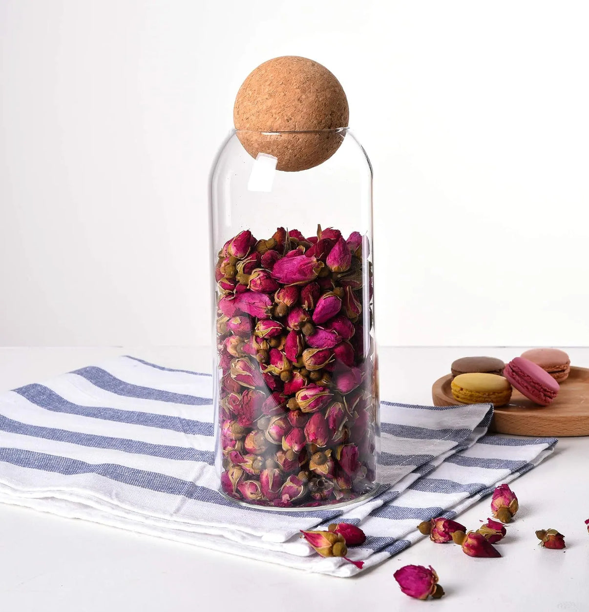 Glass Jar With Cork Lid