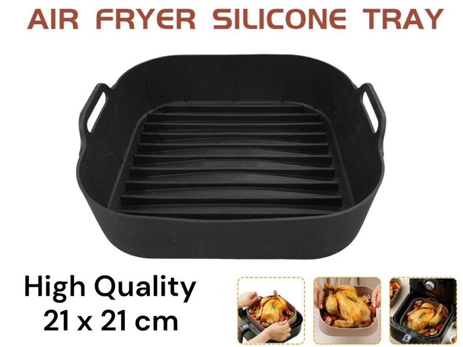 Square Air Fryer Silicone Basket
