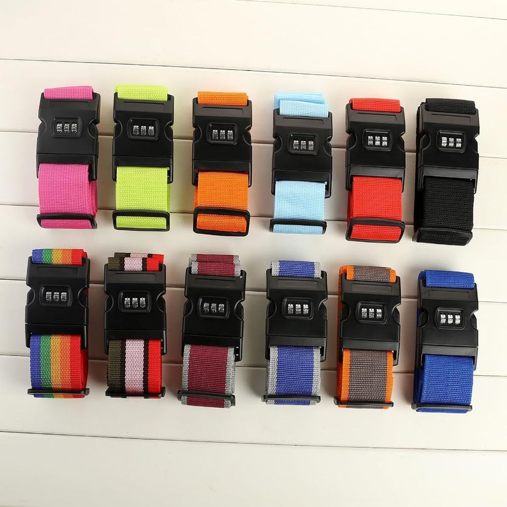 Luggage Belt Strap with Lock