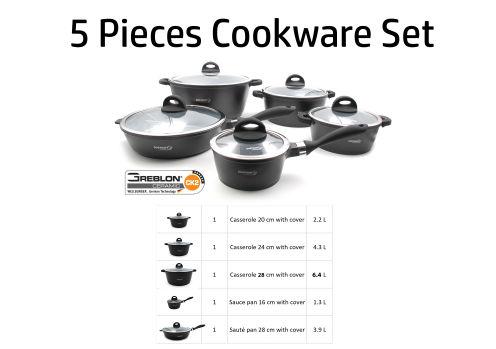 Dosthoff 5pcs Cookware Casserole Set