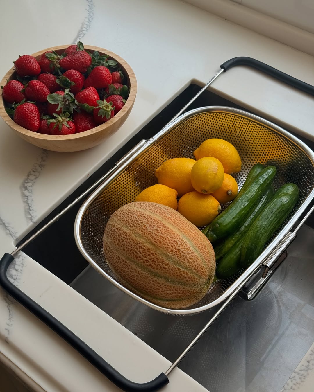 Over-The-Sink Colander (Strainer)