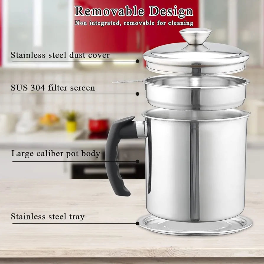 Stainless Steel Oil Filter Pot