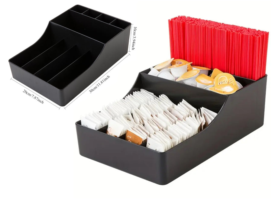 Rectangular Multi Grids Disposable Coffee Shop Organizer