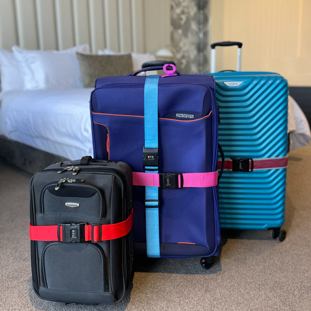 Luggage Belt Strap with Lock
